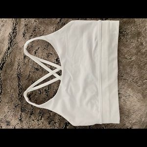 Lululemon NWOT ❄️ Winter White❄️ Energy Bra 8.